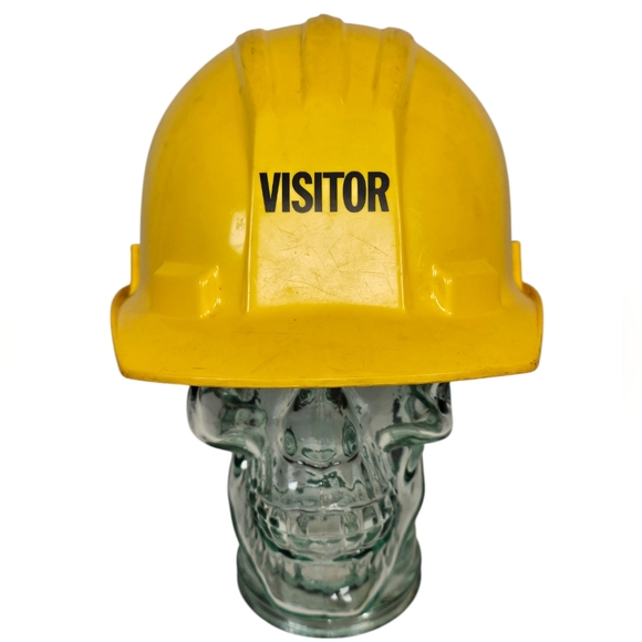 VISITOR Yellow Hard Hat Bump Cap - Bullard 5100 - Picture 1 of 8